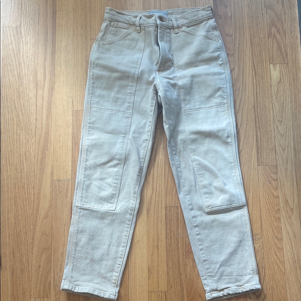 Everlane Utility Cheeky Jean Khaki